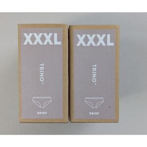 2 NWT allbirds Trino Briefs Underwear Panties Womens XXXL Pitaya Wool Blend